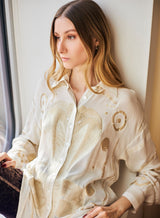 Pantacourt Velours Violet Brillant Brigitte