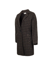 Manteau Laine et Lurex Elisabeth Marron