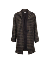 Manteau Laine et Lurex Elisabeth Marron