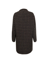 Manteau Laine et Lurex Elisabeth Marron