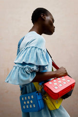 Sac Cuir Loumi Bleu Ciel