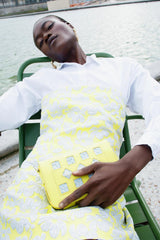 Sac Cuir Loumi Jaune Citron