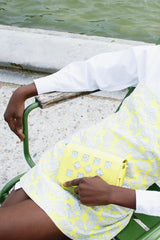Sac Cuir Loumi Jaune Citron