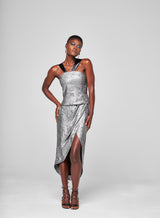 Top Rayna Gris Silver