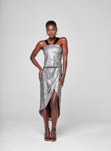 Top Rayna Gris Silver