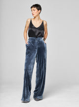 Top Soie Joséphine Noir