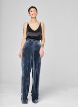 Top Soie Joséphine Noir