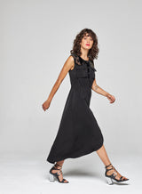 Robe Asymétrique Flavia Noire