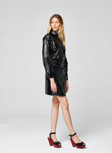 Robe Vinyle Grace Noire