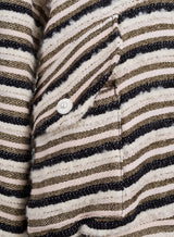 Bomber Rayures Oversize Indiana