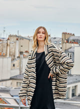 Bomber Rayures Oversize Indiana