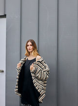 Bomber Rayures Oversize Indiana