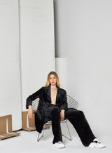 Pantalon Velours Inès Noir
