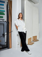 Pantalon Velours Inès Noir