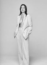 Pantalon Velours Inès Écru