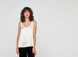 Top Soie Joséphine Ivoire