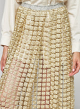 Jupe Longue Ajourée Lotus Dorée