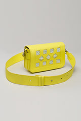 Sac Cuir Loumi Jaune Citron