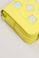 Sac Cuir Loumi Jaune Citron