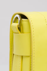 Sac Cuir Loumi Jaune Citron