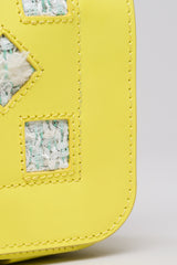 Sac Cuir Loumi Jaune Citron