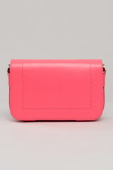 Sac Cuir Loumi Rose Vif