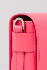 Sac Cuir Loumi Rose Vif