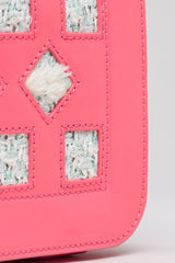 Sac Cuir Loumi Rose Vif