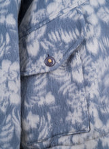 Bomber Laine Oversize Palerme Bleu