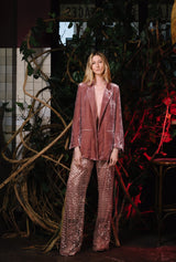 Veste Velours Mana Bois de Rose
