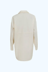 Chemise Boyfriend Adonis Coton Biologique Écru