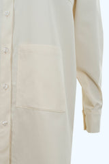 Chemise Boyfriend Adonis Coton Biologique Écru