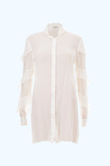 Chemise Lora Ruffles Ivoire