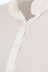 Chemise Lora Ruffles Ivoire