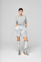 Short Métallisé Magic Argent