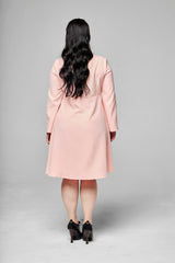 Robe Portefeuille Mademoiselle Rose Aquarelle