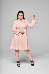 Robe Portefeuille Mademoiselle Rose Aquarelle