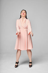 Robe Portefeuille Mademoiselle Rose Aquarelle