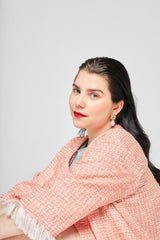 Veste Tweed Carioca Orange