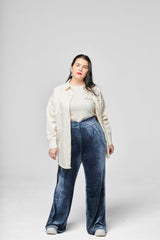 Chemise Boyfriend Adonis Coton Biologique Écru