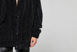 Bomber Velours Oversize Night Noir