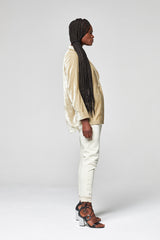 Veste Velours à Sequins Mana Camel