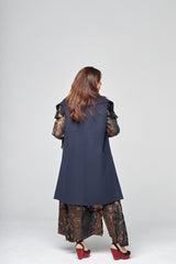 Gilet Cachemire Chicago Bleu Marine