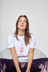 T-shirt Coton Biologique Earth Squad Blanc