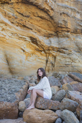 Pull Maille Ajourée Maeva Écru