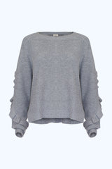Pull Laine Mélangée Désirée Gris