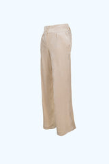 Pantalon Velours Inès Écru