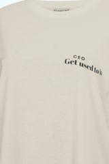 T-shirt Coton Biologique CEO Écru