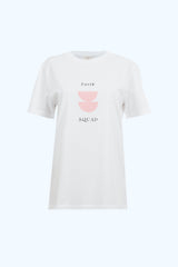 T-shirt Coton Biologique Earth Squad Blanc