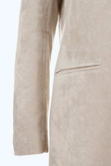 Veste Mana Velours Écru